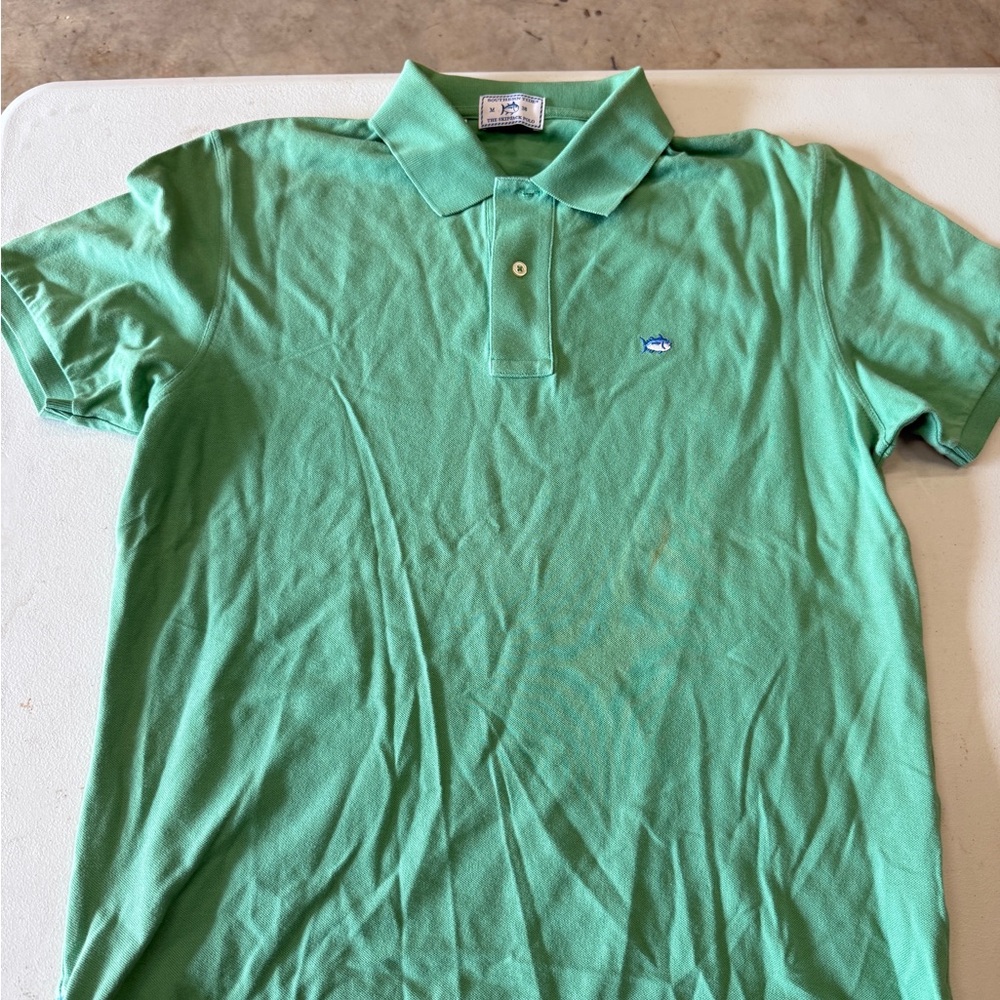 Southern Tide Classic Green Polo Shirt